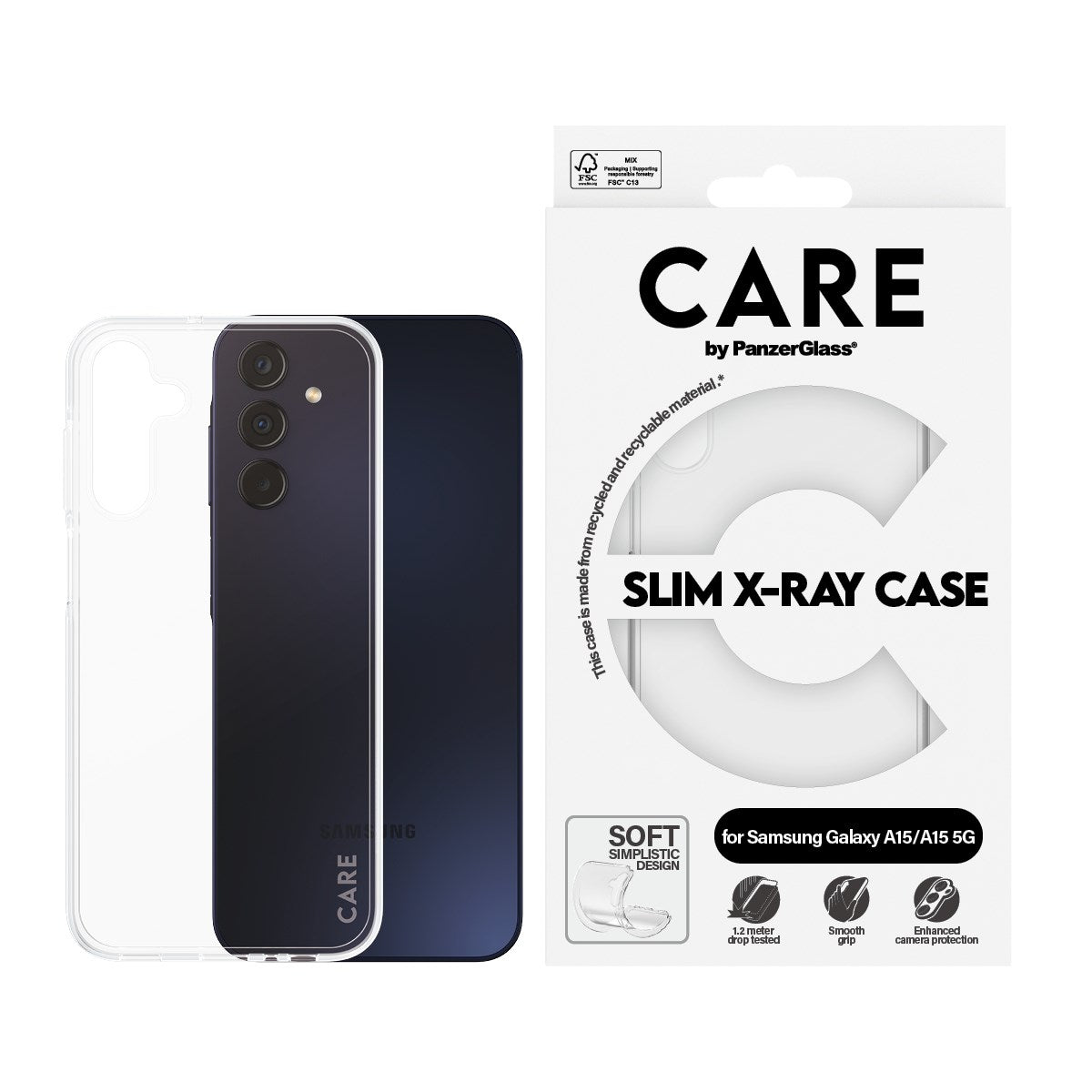 CARE by PanzerGlass® X-Ray Case Samsung Galaxy A15 5G